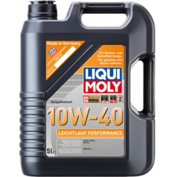 Avtomobil mühərrik yağı Liqui Moly Leichlauf Performance 10W-40 5L (2536)
