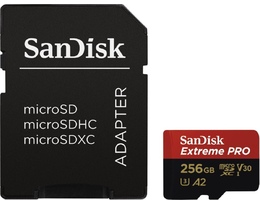 Yaddaş kartı SanDisk Extreme microSDXC 256 GB