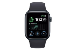 Smart saat Apple Watch SE, 44mm NFC Midnight Aluminium Case with Midnight Sport Band - Regular (MNK03GK/A)