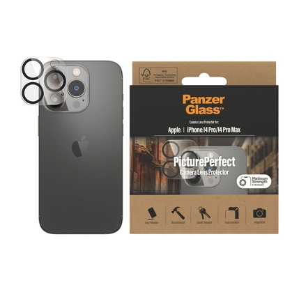 Qoruyucu şüşə kamera üçün PanzerGlass PicturePerfect Apple iPhone 14 Pro/14 Pro Max (0400)