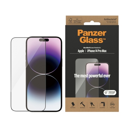 Qoruyucu şüşə PanzerGlass Apple iPhone 14 Pro Max Ultra-Wide Fit (2774)