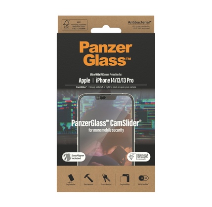 Qoruyucu şüşə PanzerGlass CamSlider Apple iPhone 14/13/13 Pro Ultra-Wide Fit (2795)