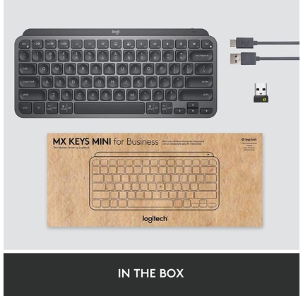 Simsiz klaviatura Logitech MX Keys Mini Illuminated Graphite