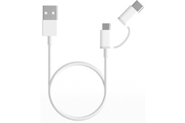 Kabel Xiaomi Mi 2-in-1 USB Cable Micro-USB to Type-C 30cm (SJX01ZM)
