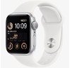 Smart saat Apple Watch SE GPS Gen.2, 40mm NFC Silver Aluminium Case with White Sport Band - Regular, MODEL A2722 (MNJV3GK/A)