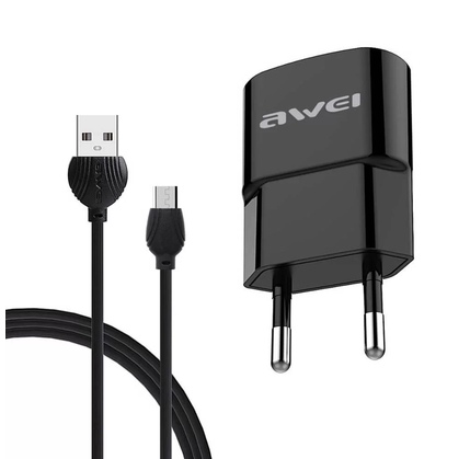 Adapter AWEI C-831 Smart Charger with Data Cable for Android
