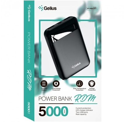 Power Bank Gelius Pro RDM GP-PB05263 5000mAh BLACK