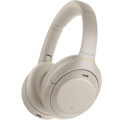 Simsiz qulaqlıq Sony WH-1000XM4 Premium Noise Canceling Overhead Headphones Alexa Voice Control Silver