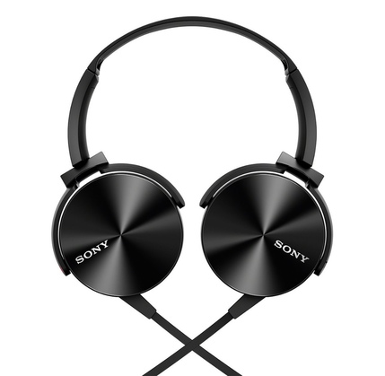 Qulaqlıq Sony MDRXB450AP Extra Bass Headphone Black
