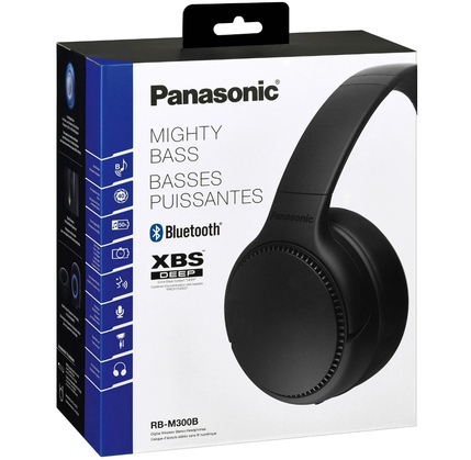 Simsiz qulaqlıq Panasonic RB-M300B Deep Bass Black