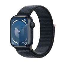 Smart saat Apple Watch Series 9 GPS, 45mm Midnight Aluminium Case With Midnight Sport (MR9C3QI/A)