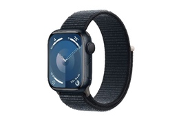 Öncədən sifariş Smart saat Apple Watch Series 9 GPS, 45mm Midnight Aluminium Case With Midnight Sport (MR9C3QI/A)