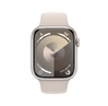 Smart saat Apple Watch Series 9 GPS, 41mm Starlight Aluminium Case with Starlight Sport Band - S/M (MR8T3QR/A)