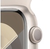 Smart saat Apple Watch Series 9 GPS, 41mm Starlight Aluminium Case with Starlight Sport Band - S/M (MR8T3QR/A)