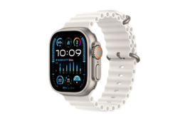 Öncədən sifariş Smart saat Apple Watch Ultra 2 GPS + Cellular, 49mm Titanium Case with White Ocean Band (MREJ3RB/A)