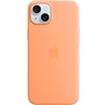 Çexol Apple iPhone 15 Silicone Case with MagSafe Orange Sorbet (MT0W3ZM/A)