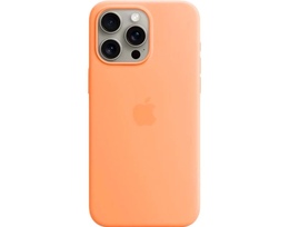 Çexol Apple iPhone 15 Pro Max Silicone Case with MagSafe Orange Sorbet (MT1W3ZM/A)