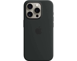 Çexol Apple iPhone 15 Pro Max Silicone Case with MagSafe Black (MT1M3ZM/A)