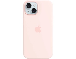 Çexol Apple iPhone 15 Silicone Case with MagSafe Light Pink (MT0U3ZM/A)