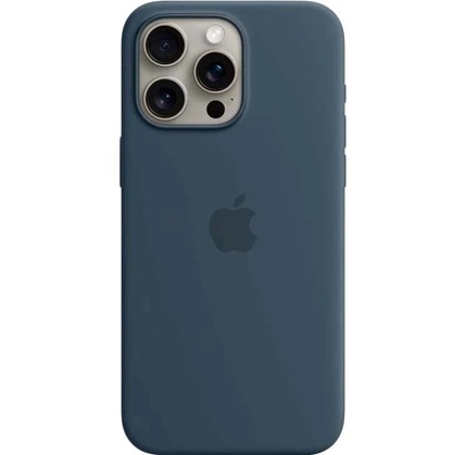 Çexol Apple iPhone 15 Pro Silicone Case with MagSafe Storm Blue (MT1D3ZM/A)