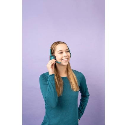 Simsiz qulaqlıq JLab GO Work Pop Wireless On-Ear Headset Teal