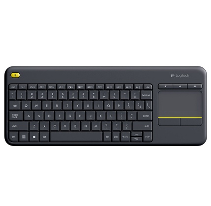 Simsiz klaviatura Logitech K400 Plus Tv Touch KB - DARK - US INT'L - 2.4GHZ - N/A - INTNL (L920-007145)
