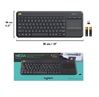 Simsiz klaviatura Logitech K400 Plus Tv Touch KB - DARK - US INT'L - 2.4GHZ - N/A - INTNL (L920-007145)