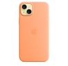 Çexol Apple iPhone 15 PLUS Silicone Case with MagSafe - ORANGE SORBET (MT173ZM/A)