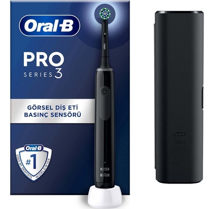 Elektrik diş fırçası Oral-B D505.513.3X Pro3 Black