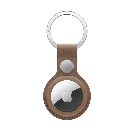 Apple AirTag FineWoven Key Ring - TAUPE (MT2L3ZM/A)