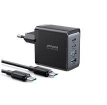 Adapter JOYROOM TCG02 67W (2x USB, 2x Type-C) + kabel USB C - USB C 100W