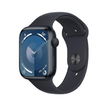 Smart saat Apple Watch Series 9 GPS, 45mm Midnight Aluminium Case with Midnight Sport Band - M/L (MR9A3QR/A)
