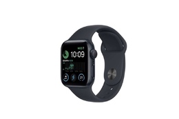 Smart saat Apple Watch SE GPS Gen.2, 44mm Midnight Aluminium Case with Midnight Sport Band - S/M (MRE73QI/A)