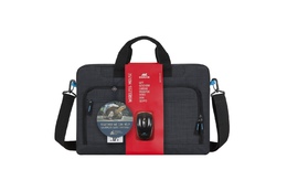 Notbuk üçün çanta RIVACASE 8058 BLACK LAPTOP BAG 17.3" + WIRELESS MOUSE / 16