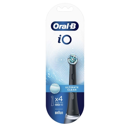 Elektrik diş fırçası başlığı Oral-B iO RB CB-4 ULTIMATE CLEAN BLACK
