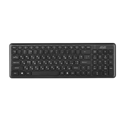 Simsiz klaviatura 2E KS230 96key, WL, EN/UK/RU, black