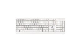 Simsiz klaviatura 2E KS220 106key, WL, EN/UK/RU, White