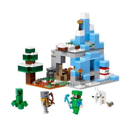 Lego Konstruktor Minecraft: Buzlu Zirvələr