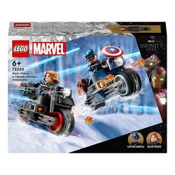 Lego Konstruktor Super Heroes Marvel: Black Widow Və Kapitan Amerika Motosikletləri