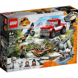Lego Konstruktor Jurassic World: Mavi Və Beta Velociraptorun Tutulması