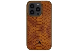 Çexol Polo Case Santa Barbara iPhone 15 Pro BROWN (KNIGHT)