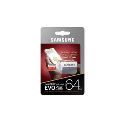 Yaddaş kartı microSD 64GB Samsung EVO Plus V2