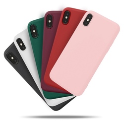 IPHONE X SILICONE CASE ALL COLOR