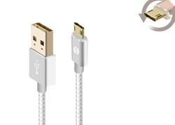 Kabel S-link Swapp SW-A1 Micro Usb 1m Silver