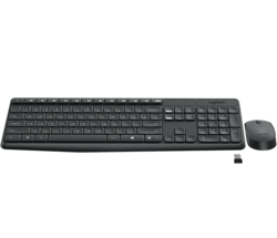 Simsiz klaviatura və kompüter siçanı seti LOGITECH   MK235 - INTNL - Russian Layout