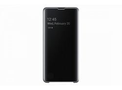 Clear View Cover for Galaxy S10, black
