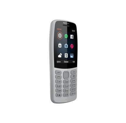 Telefon Nokia 210 DS Grey (fənər + radio)