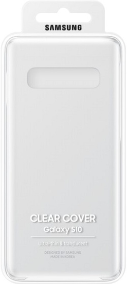 Clear Cover for Galaxy S10, transparent