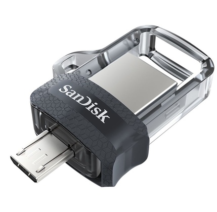 Fleş toplayıcı SanDisk Ultra Dual (MicroUsb-UsbA) 32GB (SDDD3-032G-G46)