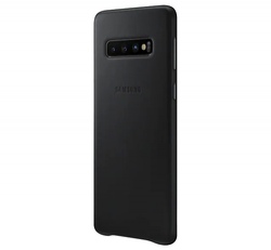 Leather Cover for Galaxy S10, black